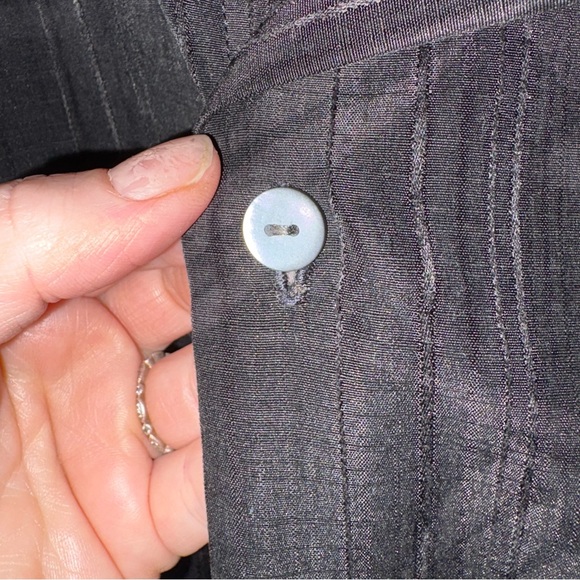 Tall XXL Van Heusen Black Casual Button Down Shirt Vacation |Hawaiian| travel| - Picture 4 of 6